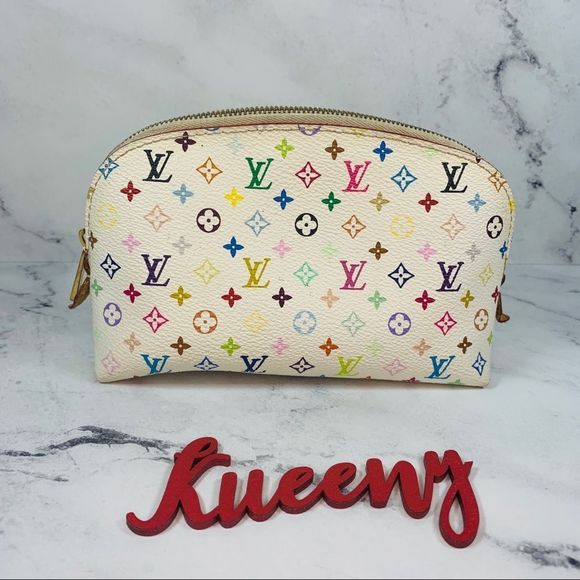 Louis Vuitton Handbags - ❌❌ Louis Vuitton Multicolore white cosmetic pouch bag Blanc clutch case Murakami